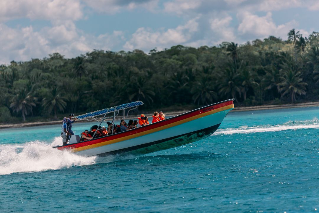 Boating at Khanpur Dam